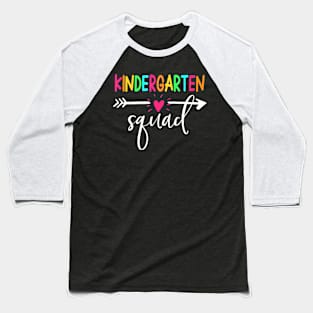 Kindergarten Squad Back To School Team Teacher Student Baseball T-Shirt